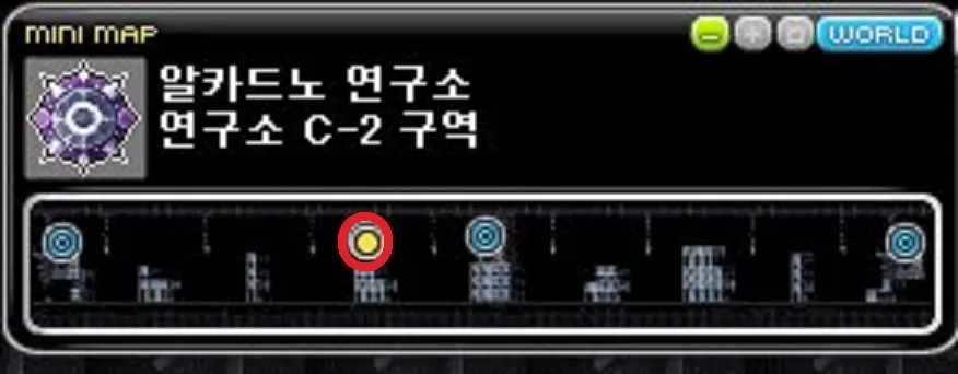 연구소 C-2 구역 히든맵 진입 위치