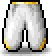 흰색 가람 바지