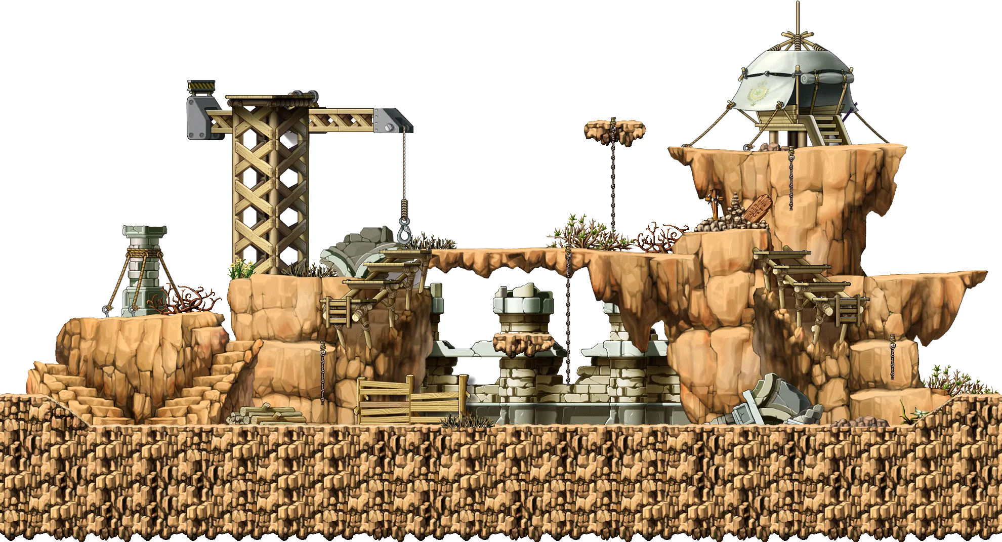 유적의 무덤1 맵