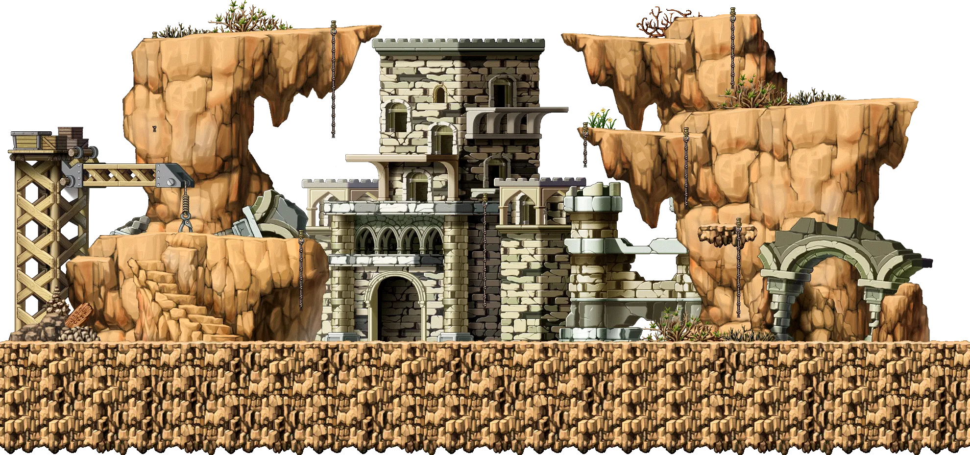 유적의 무덤2 맵