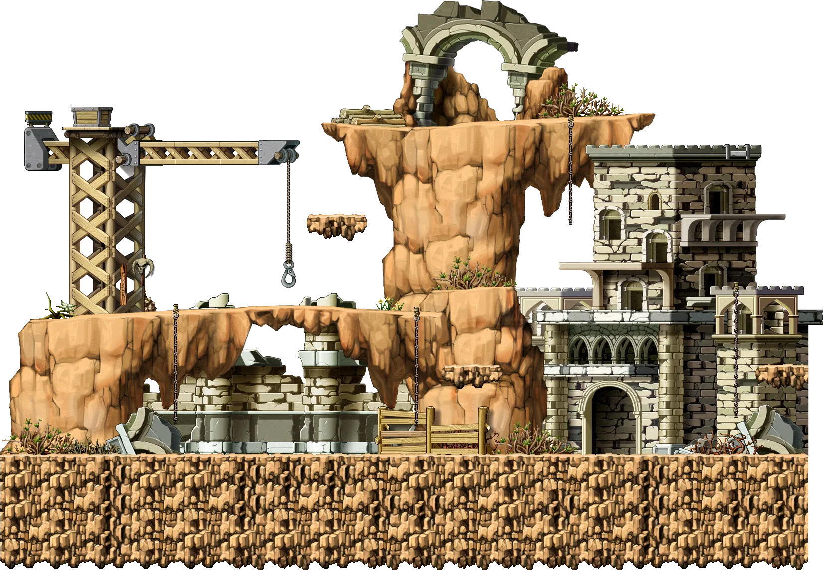 유적의 무덤3 맵