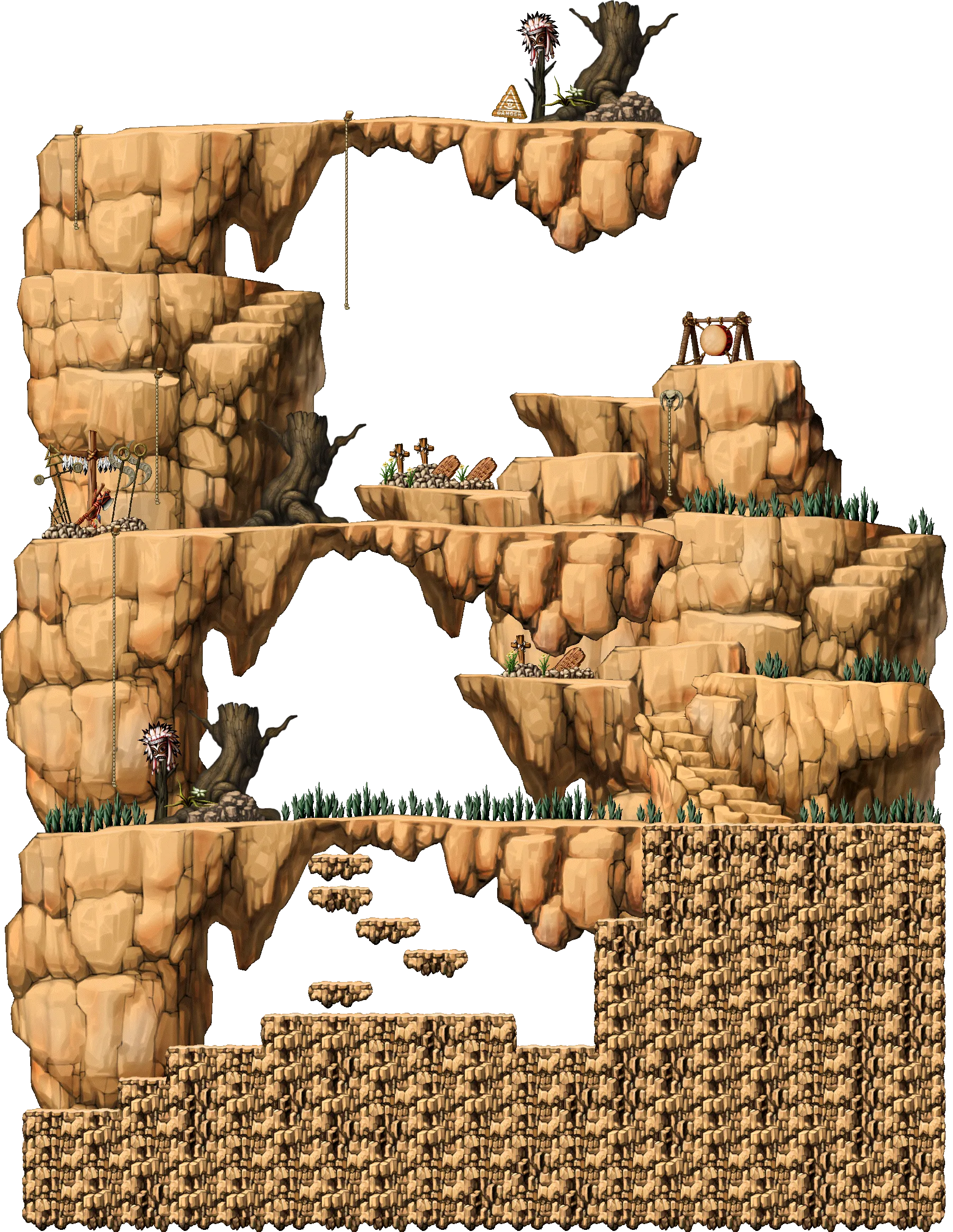 작은 바위길 맵