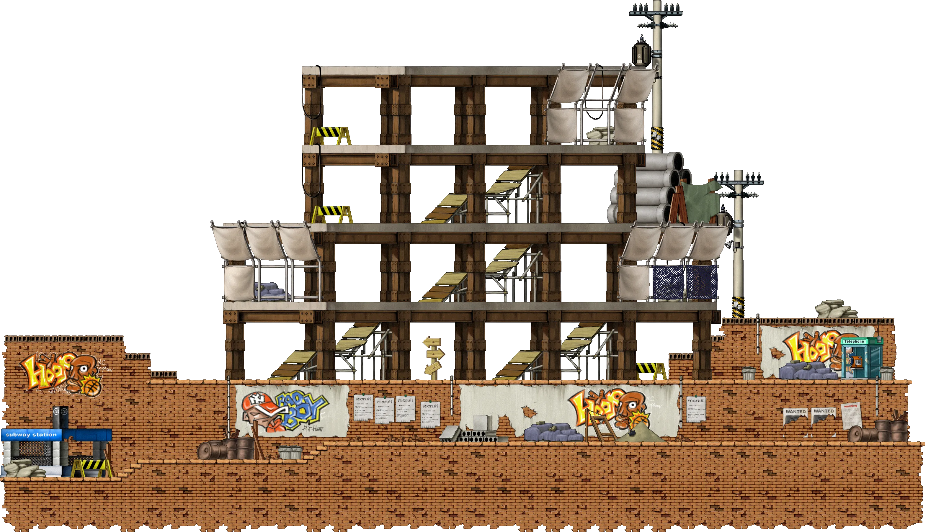 초기 발굴지역 맵