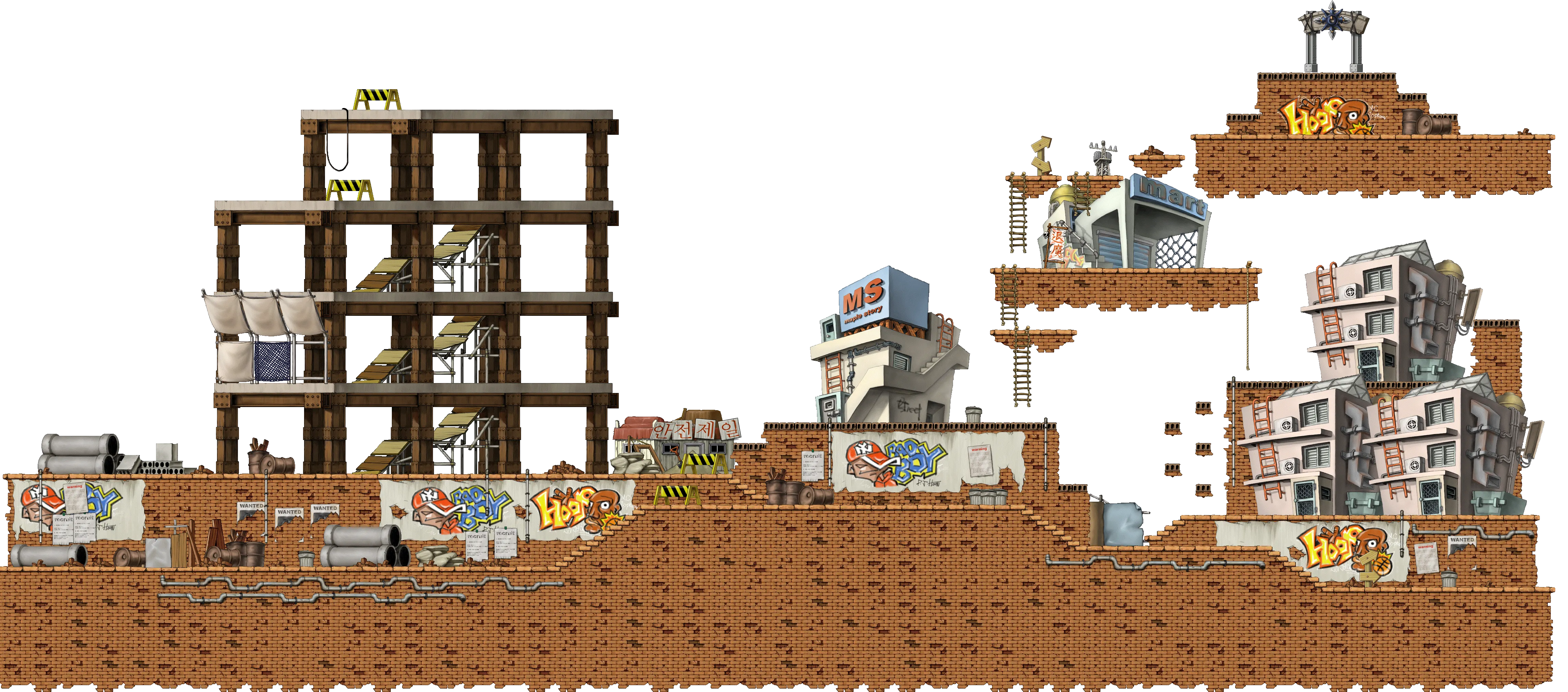 커닝시티 공사장 맵