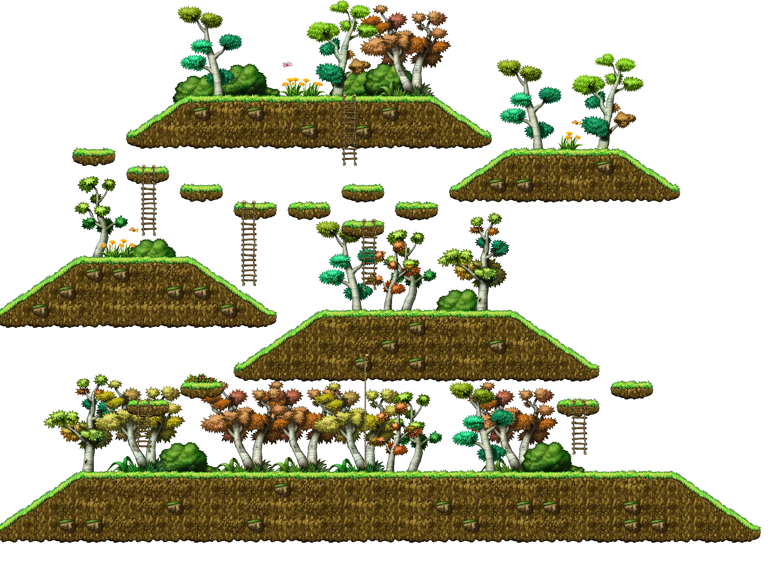 커닝시티 중간숲3 맵