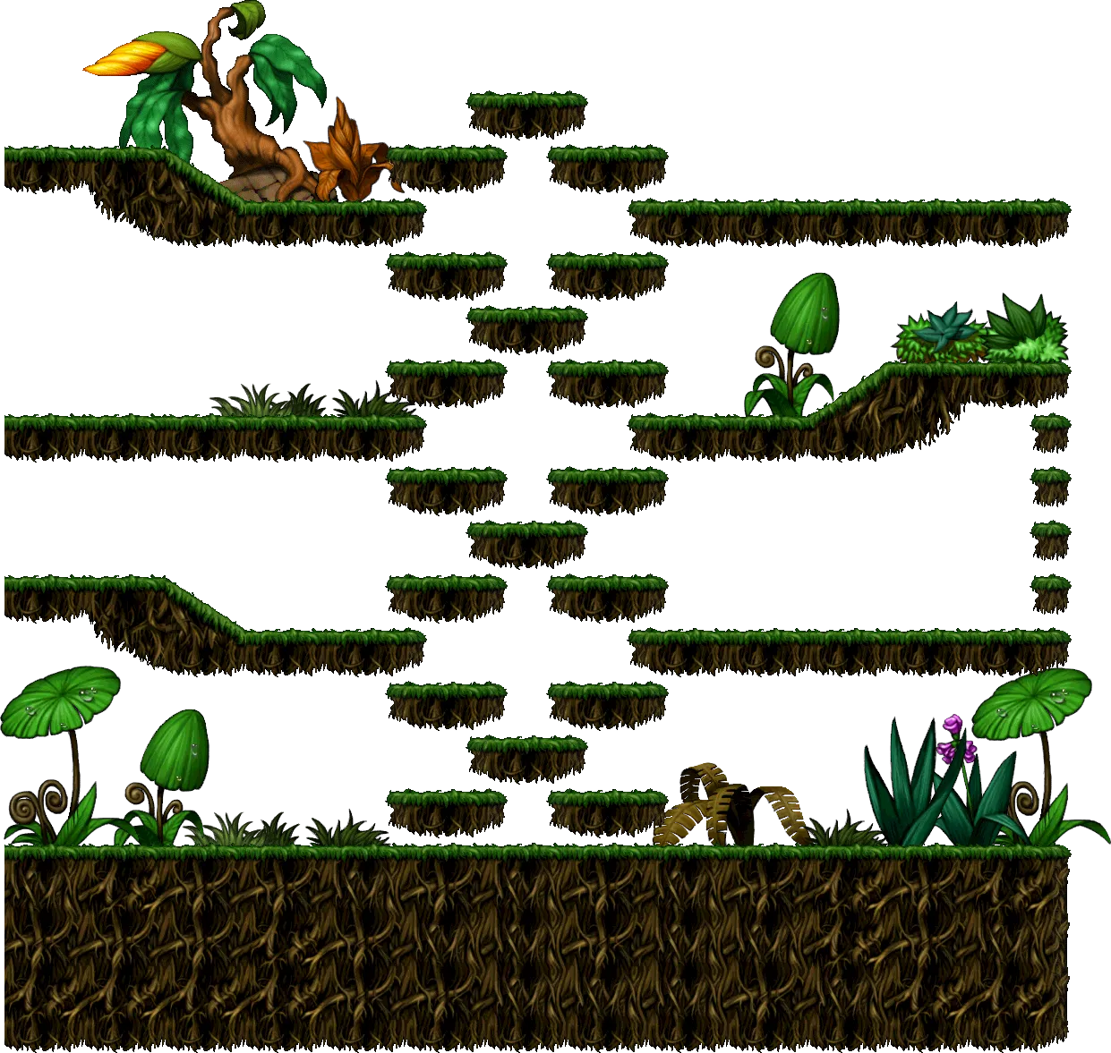 무너진 골렘의 성터 맵