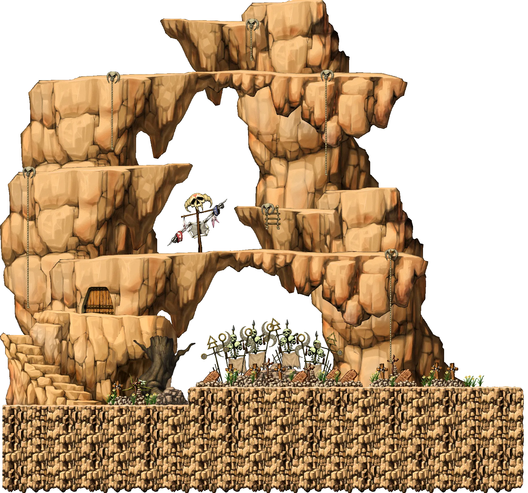 위험한골짜기 맵