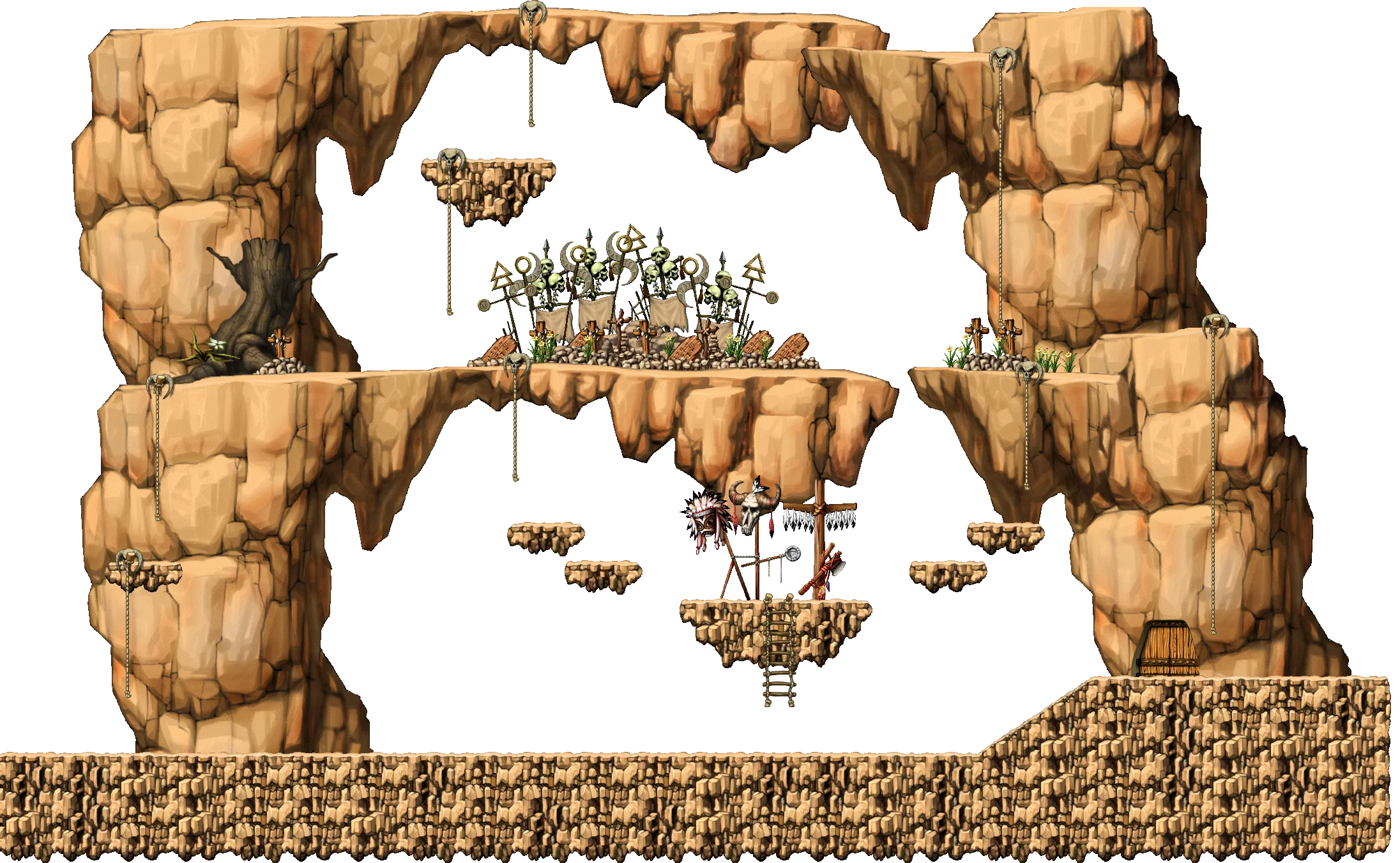 위험한골짜기2 맵