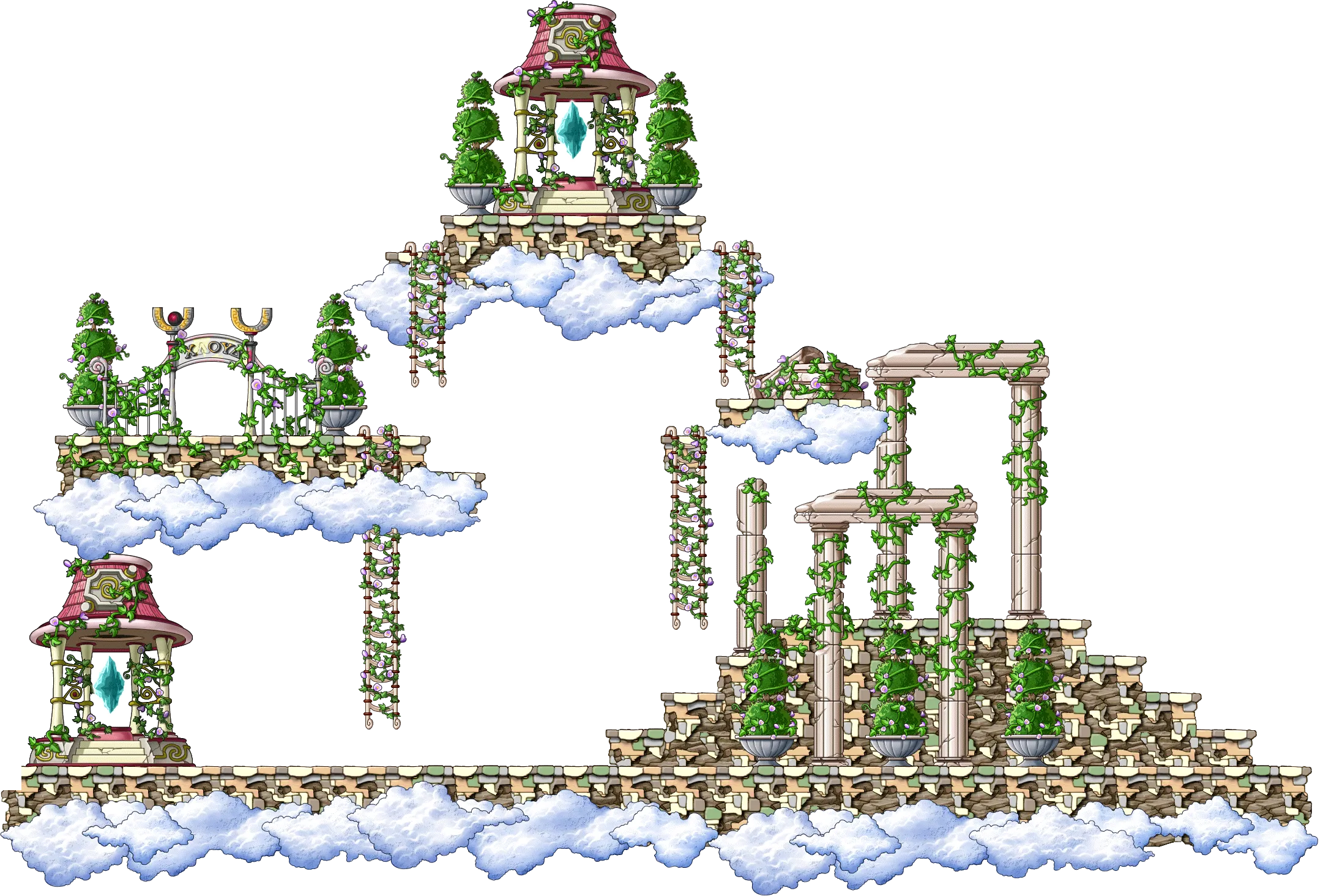 푸른빛의정원2 맵