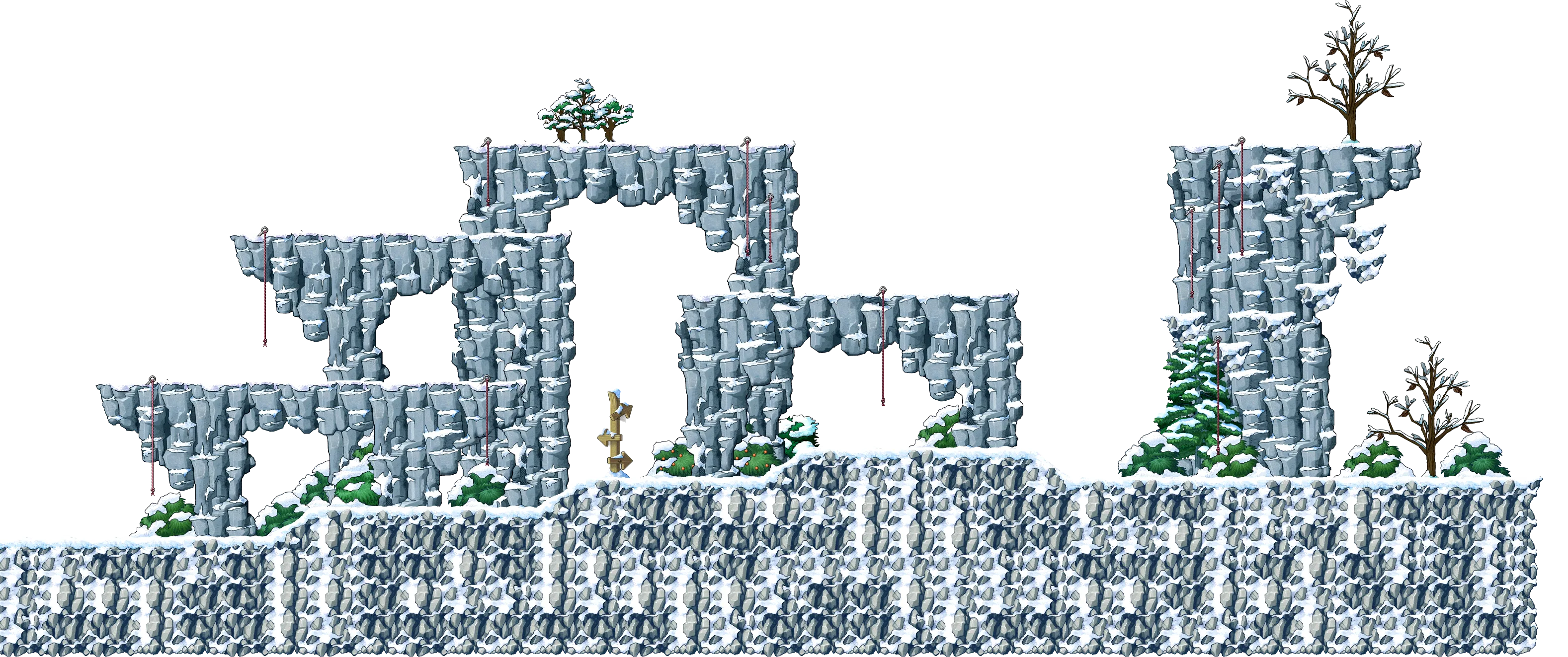 차가운벌판2 맵