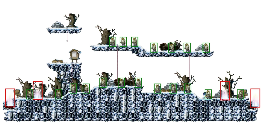 폐광: 죽은나무의숲2 맵 - 메이플랜드