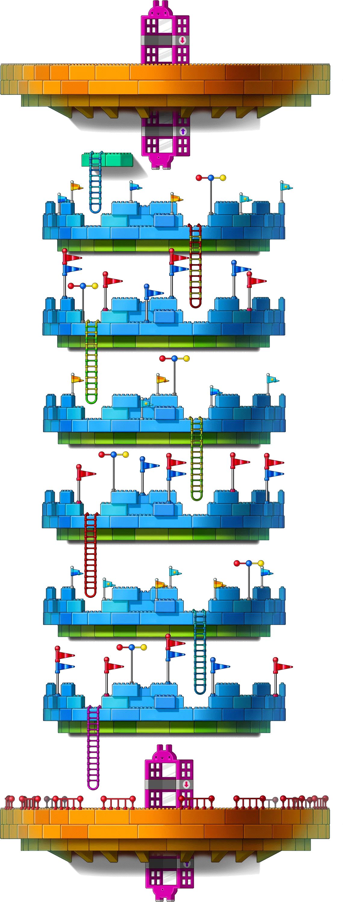 에오스탑 58층 맵