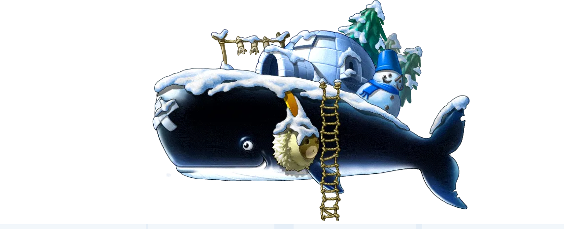 눈 덮인 고래섬