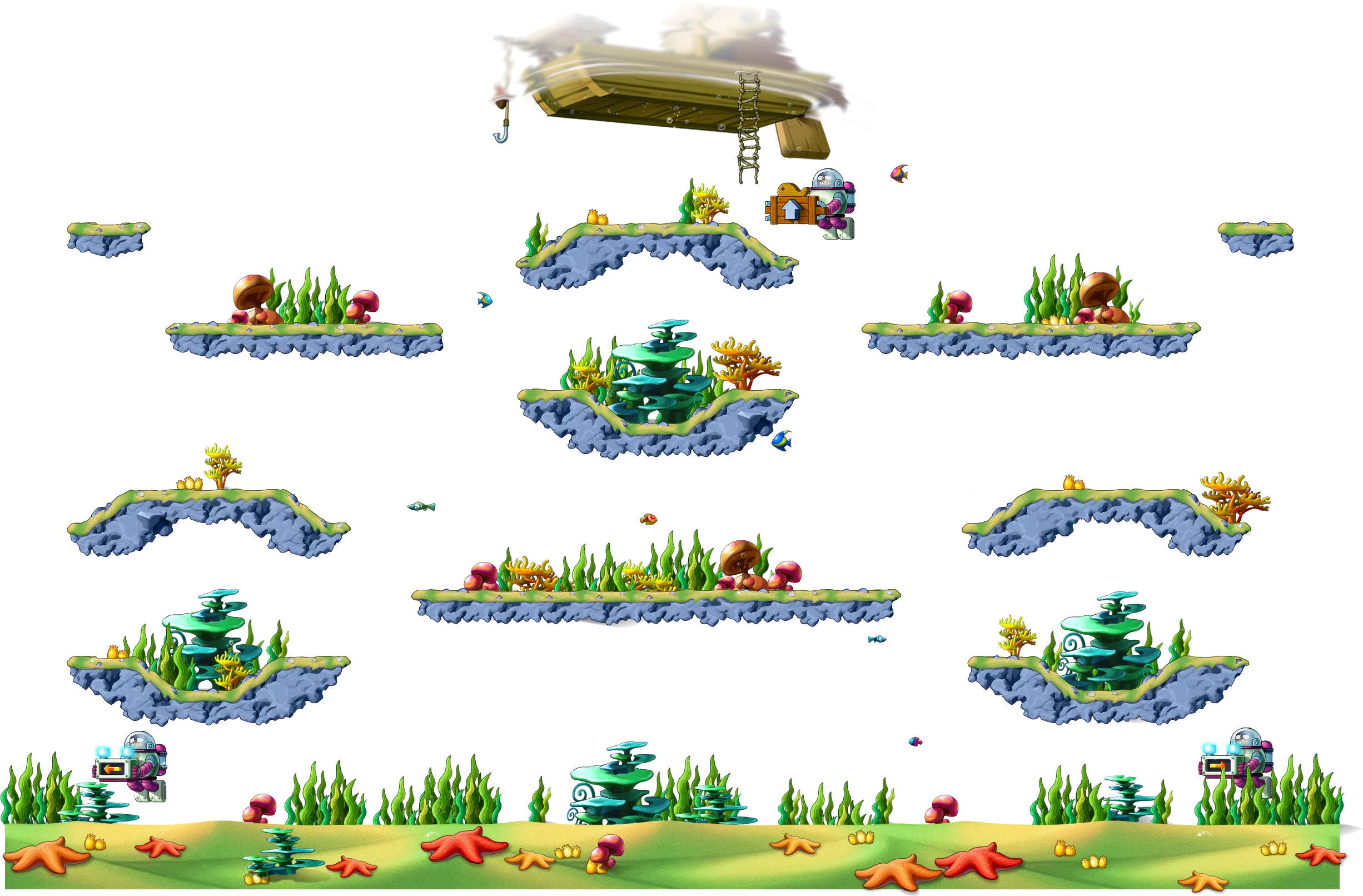 버섯 산호 구릉