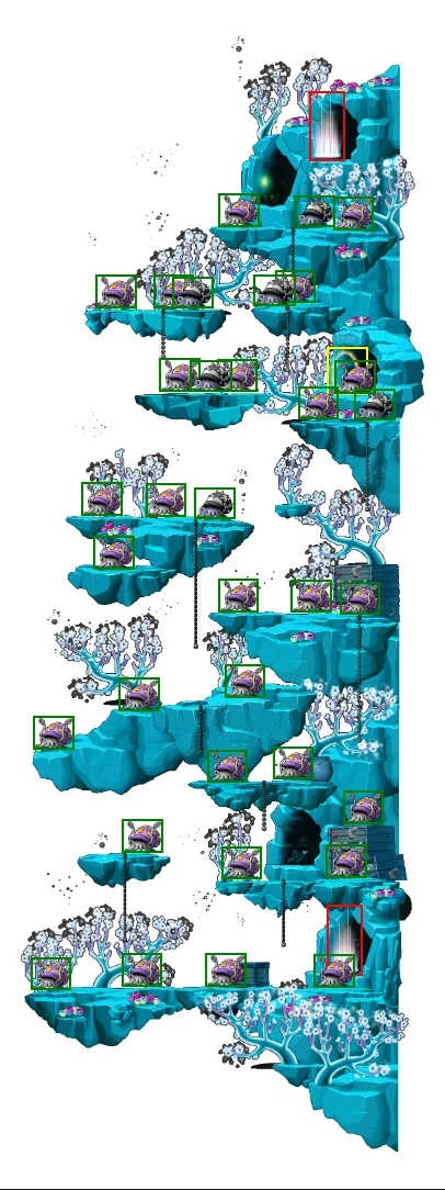 아쿠아로드: 위험한 바다 협곡2 맵 - 메이플랜드