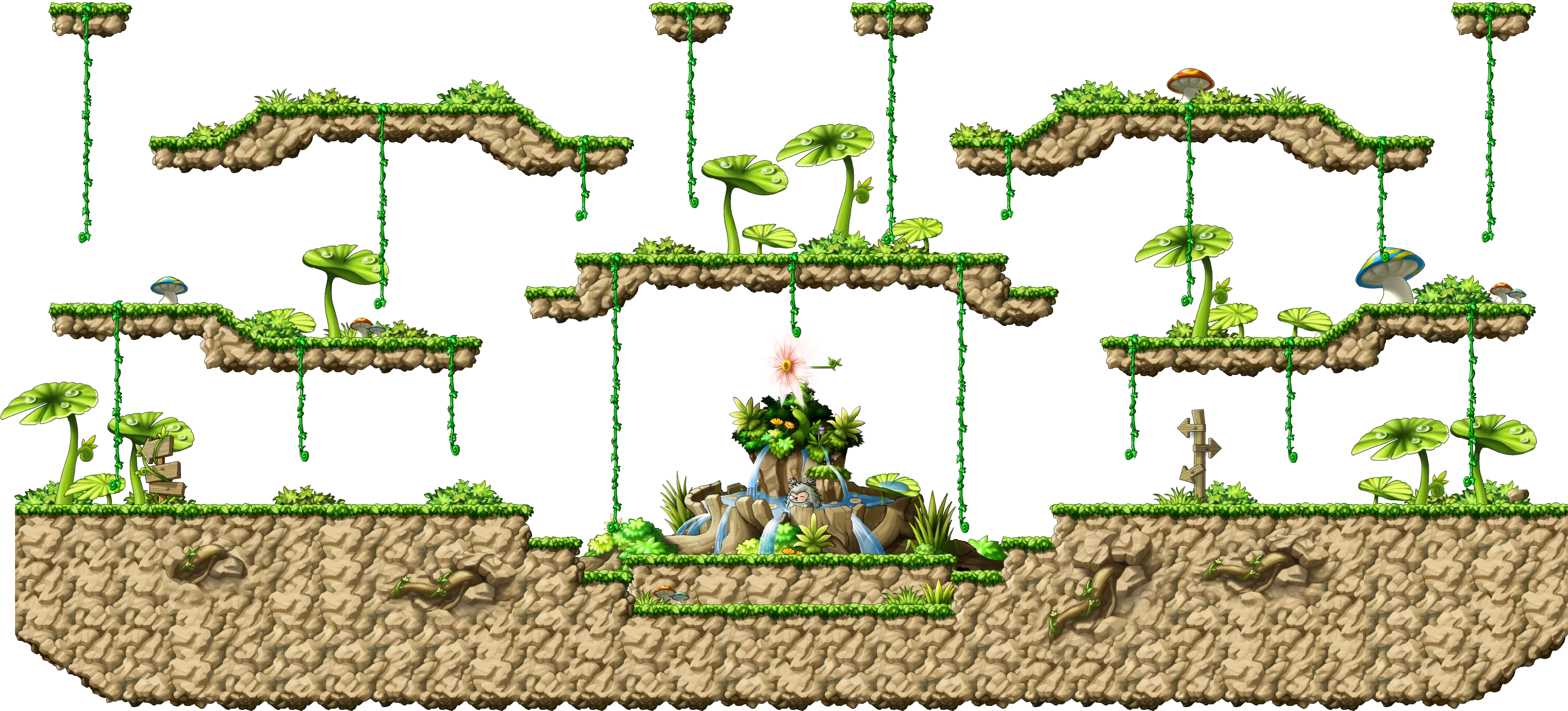 심술쟁이의 숲 맵