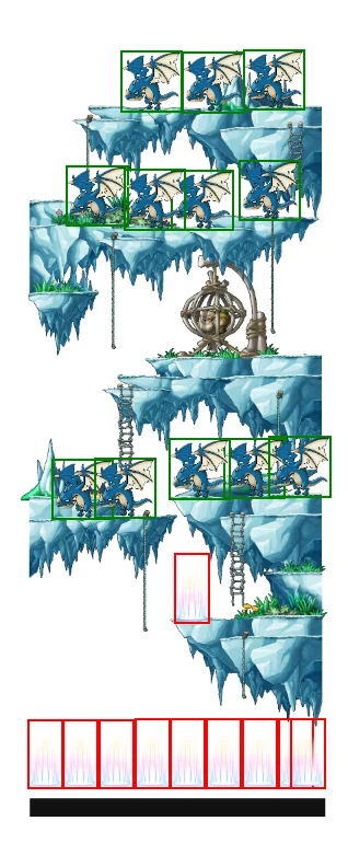 히든스트리트: 블루 와이번의 둥지 맵 - 메이플랜드