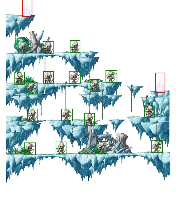 미나르숲: 남겨진 용의 둥지1 맵 - 메이플랜드