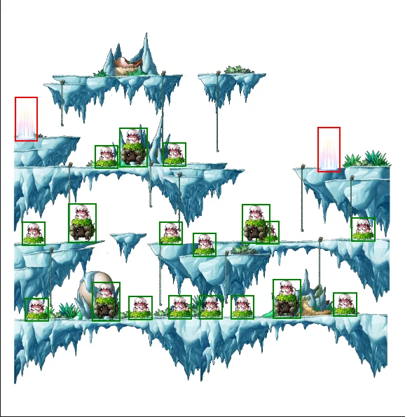 미나르숲: 위험한 용의 둥지 맵 - 메이플랜드