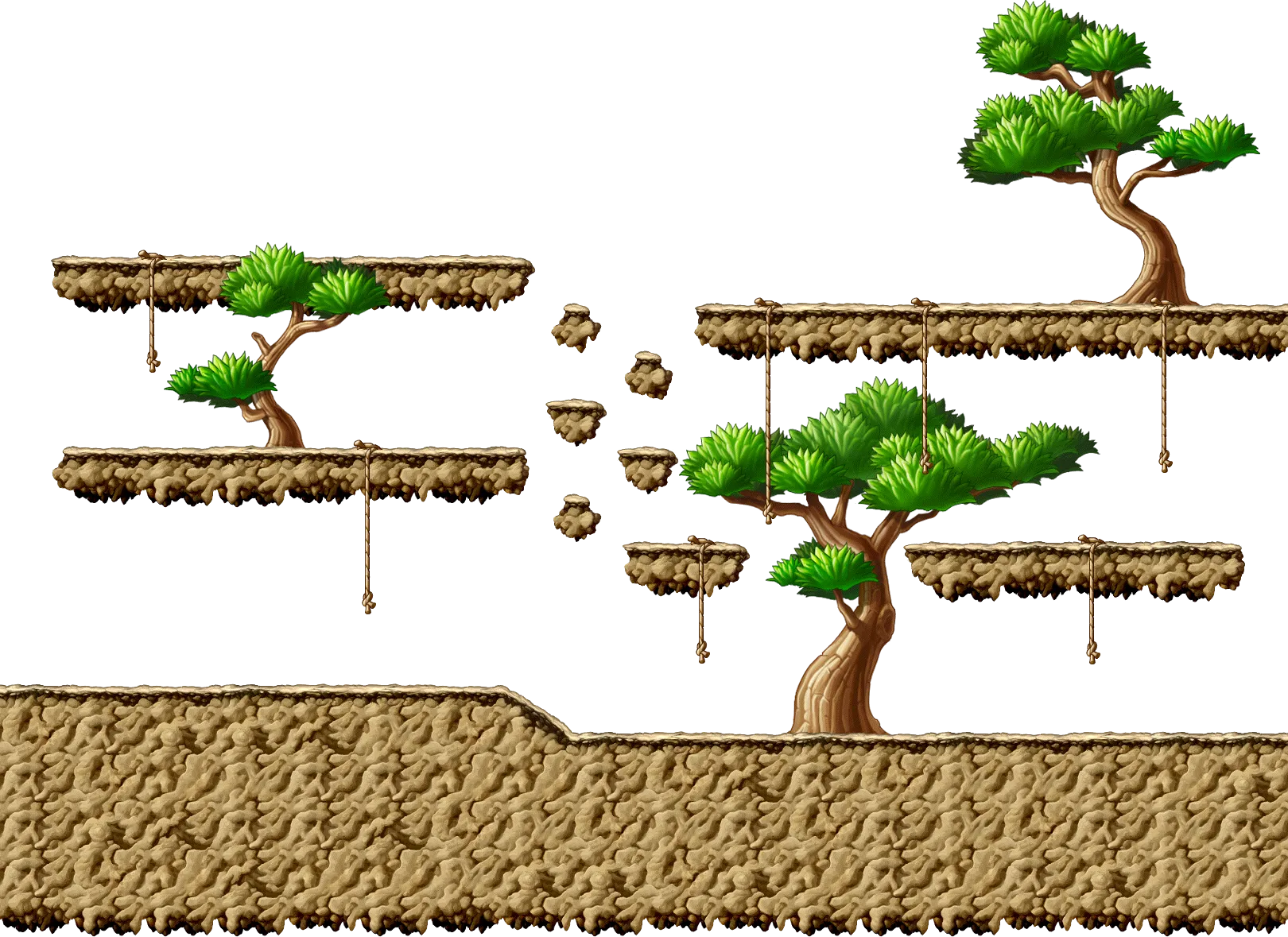 하늘 숲 오솔길 맵