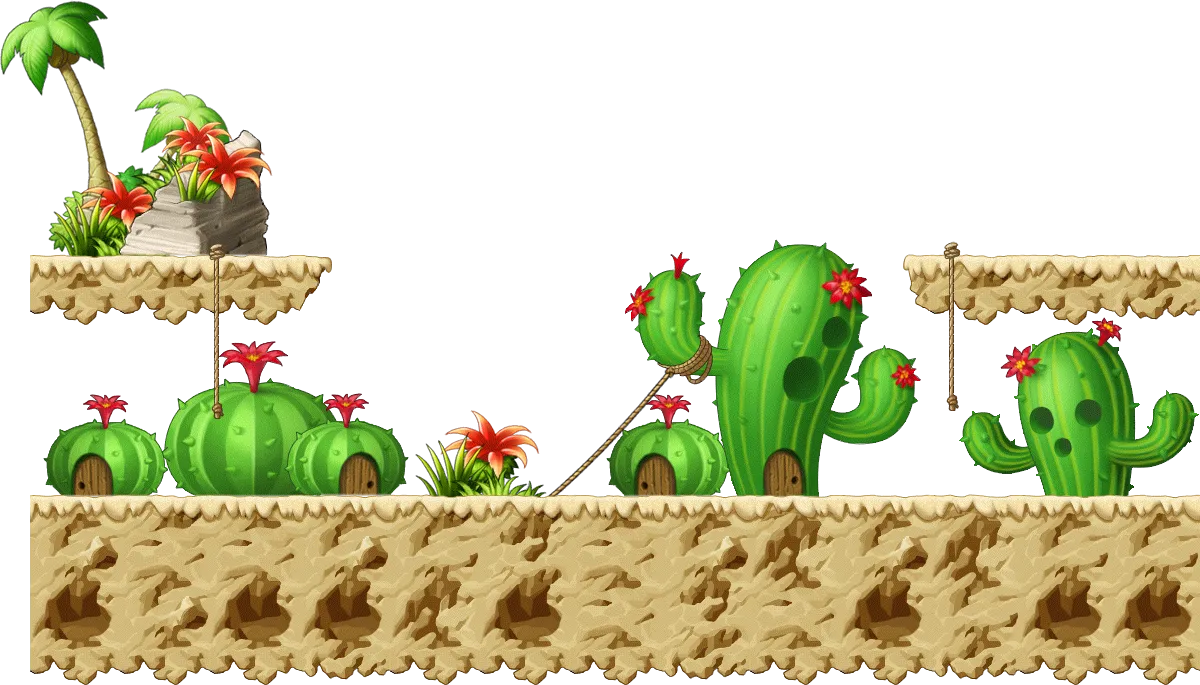 어린 카투스 사막 맵