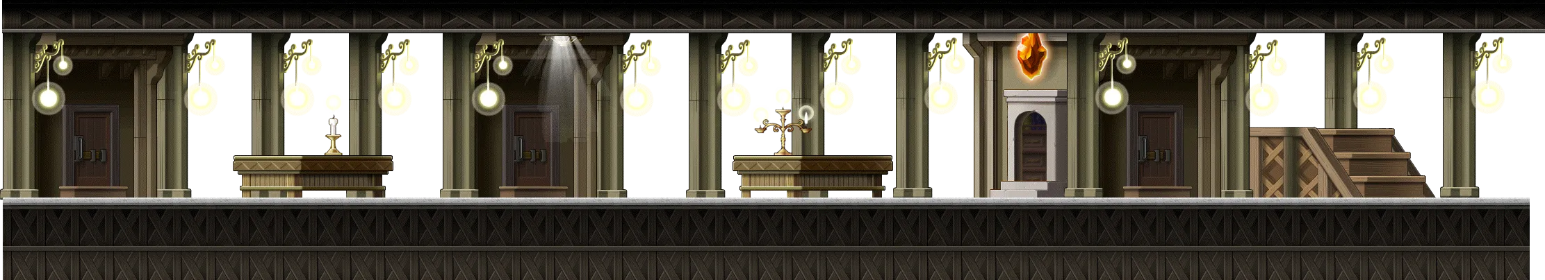 연구소 2층 복도