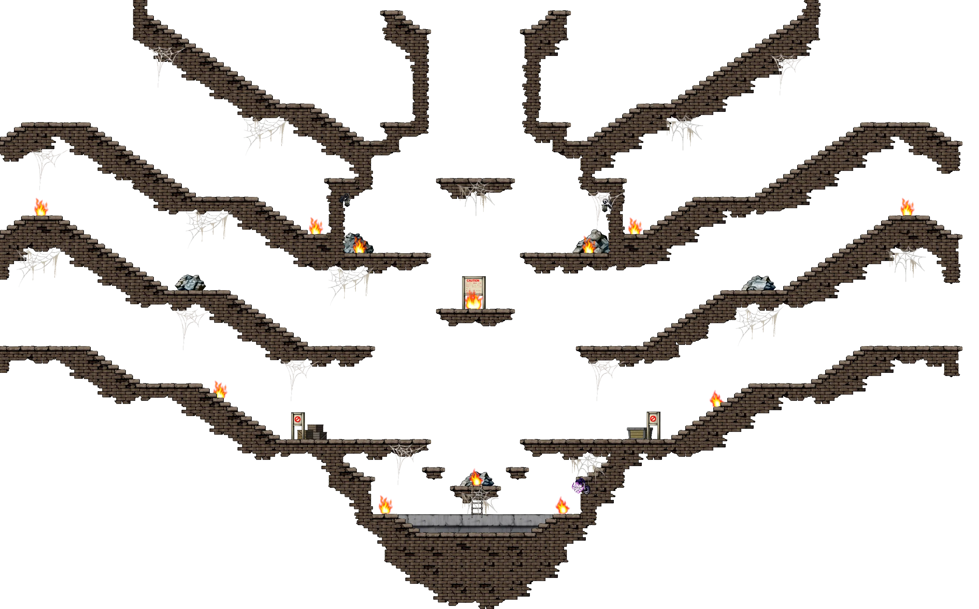 울프 스파이더의 굴