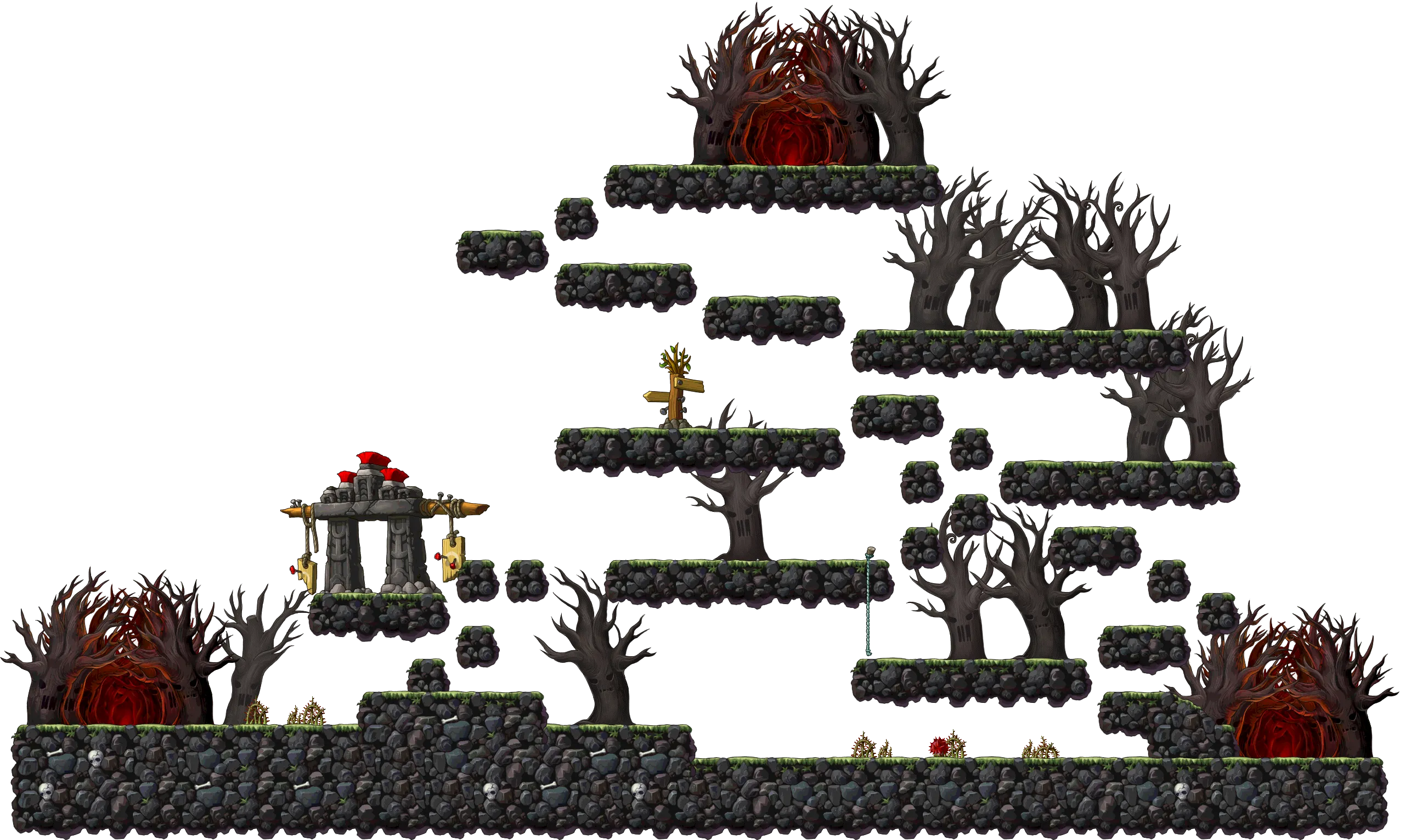 저주받은 언덕 맵