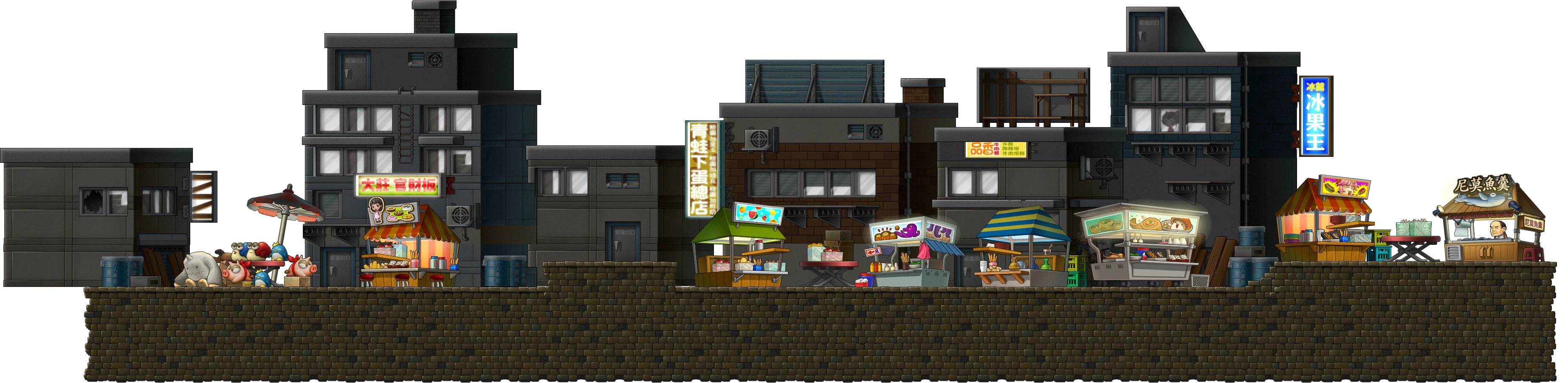 사잇길1 맵 - 메이플랜드