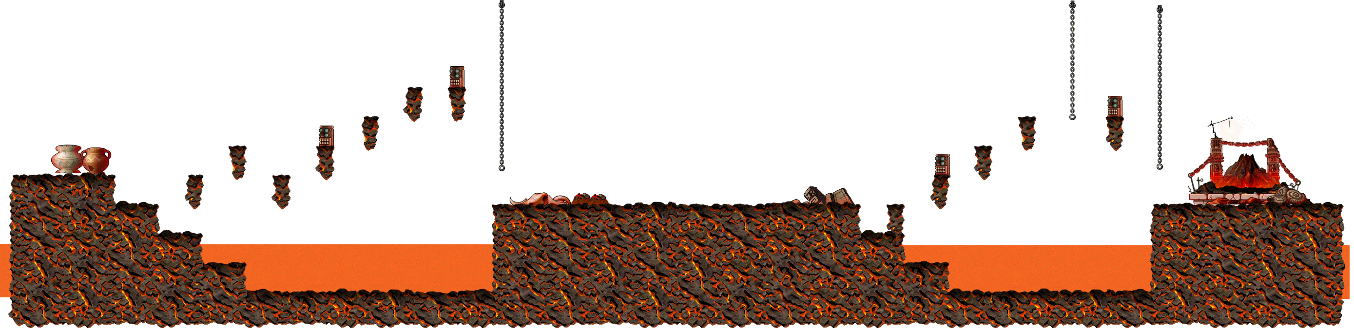 데비존파퀘: 용암의 심장