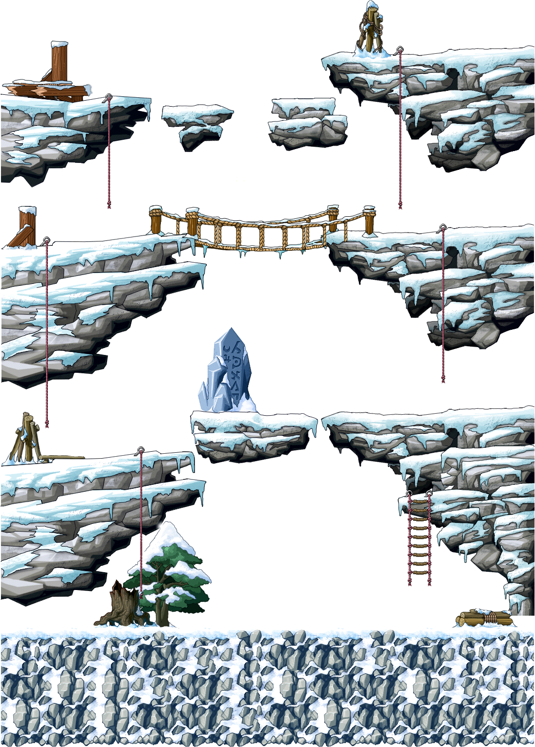 데비존파퀘: 얼음 협곡