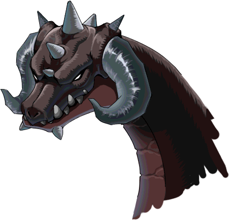 혼테일의 왼쪽 머리